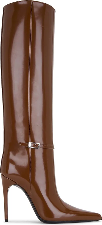 Saint Laurent Vendome Boot in Brown