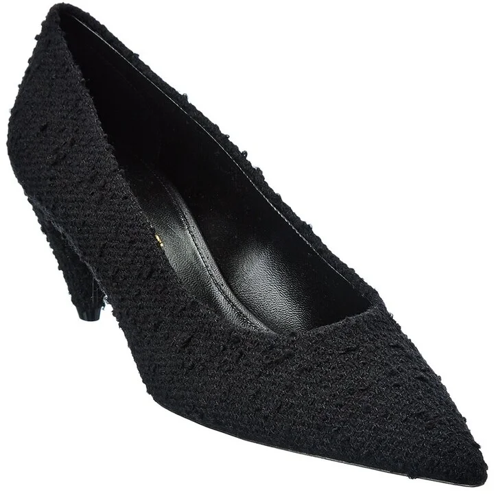 Saint Laurent Vivi 55 Tweed Pump