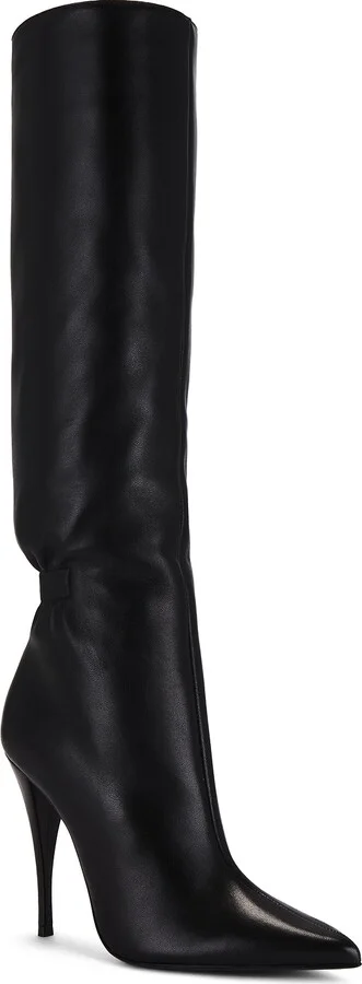 Saint Laurent Vodka Boot in Black - Image 2
