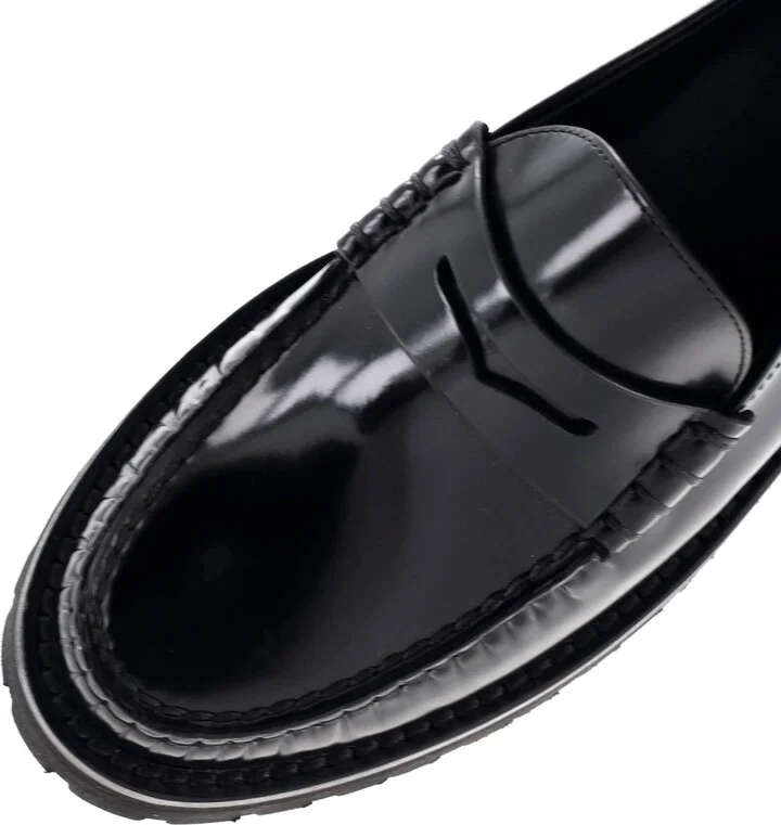 Saint Laurent Women's Le Monogram Penny Loafers Leather - Image 5