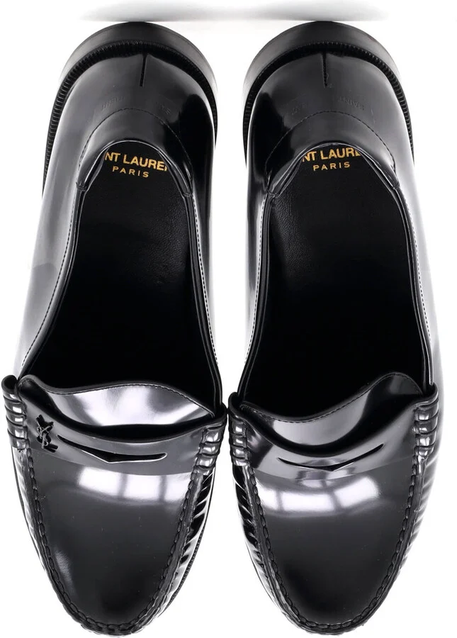 Saint Laurent Women's Le Monogram Penny Loafers Leather - Image 2