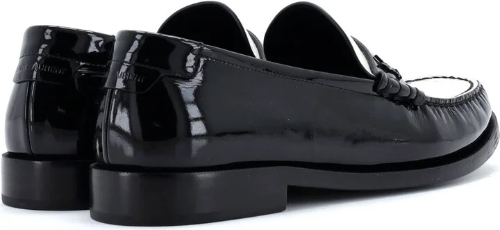Saint Laurent Women's Le Monogram Penny Loafers Patent - Image 3
