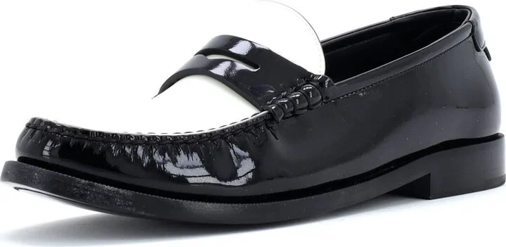 Saint Laurent Women's Le Monogram Penny Loafers Patent