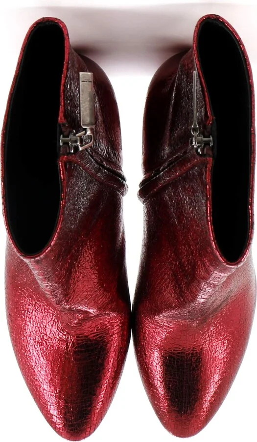 Saint Laurent Women's Lou Ankle Boots Leather - Image 2