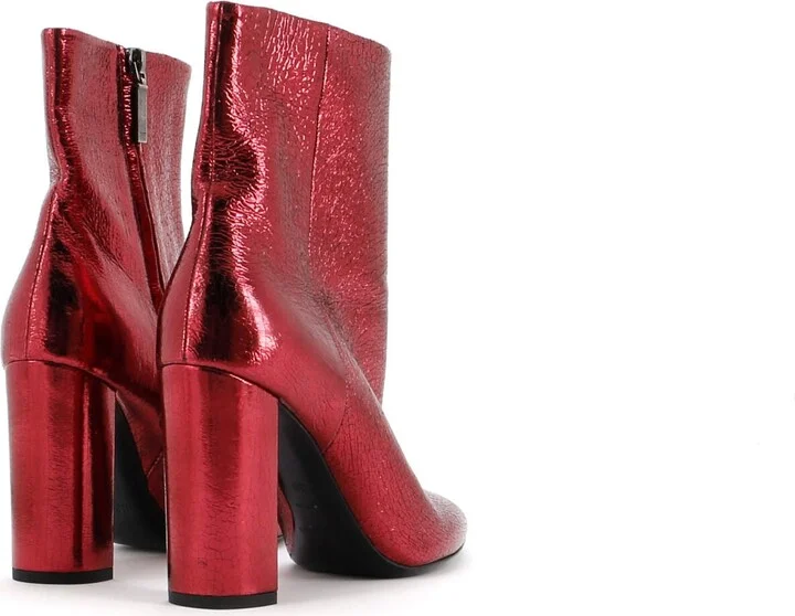 Saint Laurent Women's Lou Ankle Boots Leather - Image 3