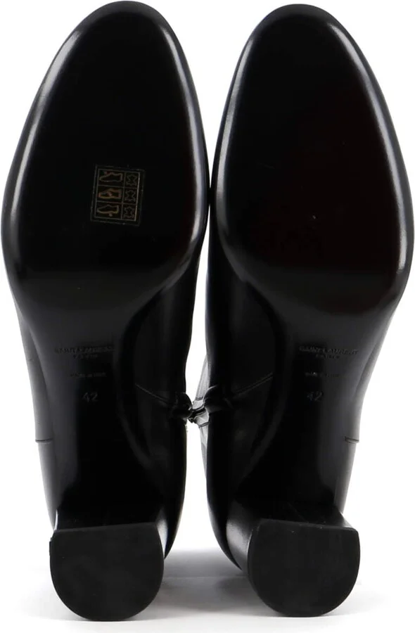 Saint Laurent Women's LouLou Ankle Boots Leather - Image 4
