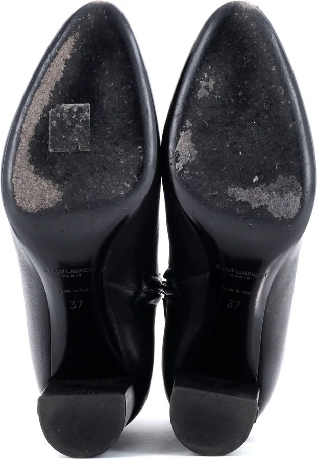 Saint Laurent Women's LouLou Ankle Boots Leather - Image 4