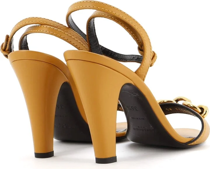 Saint Laurent Women's Maillon Heeled Sandals Leather - Image 3