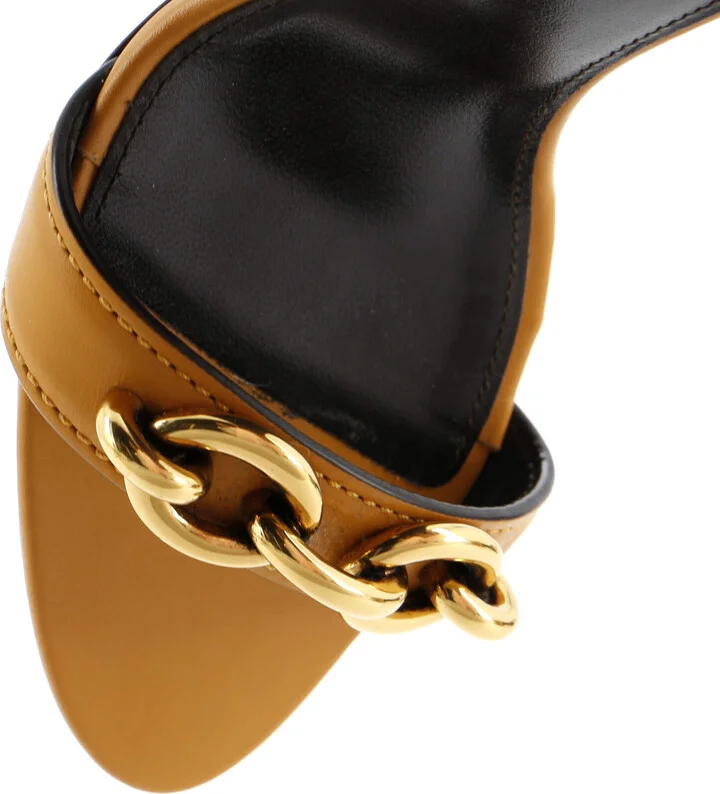 Saint Laurent Women's Maillon Heeled Sandals Leather - Image 5
