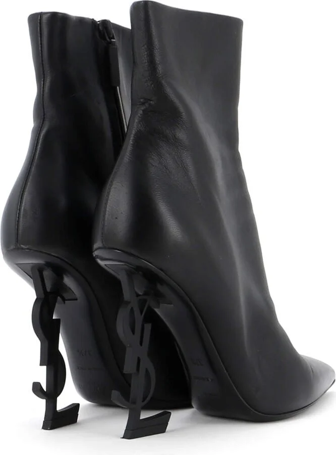 Saint Laurent Women's Opyum Ankle Boots Leather - Image 3