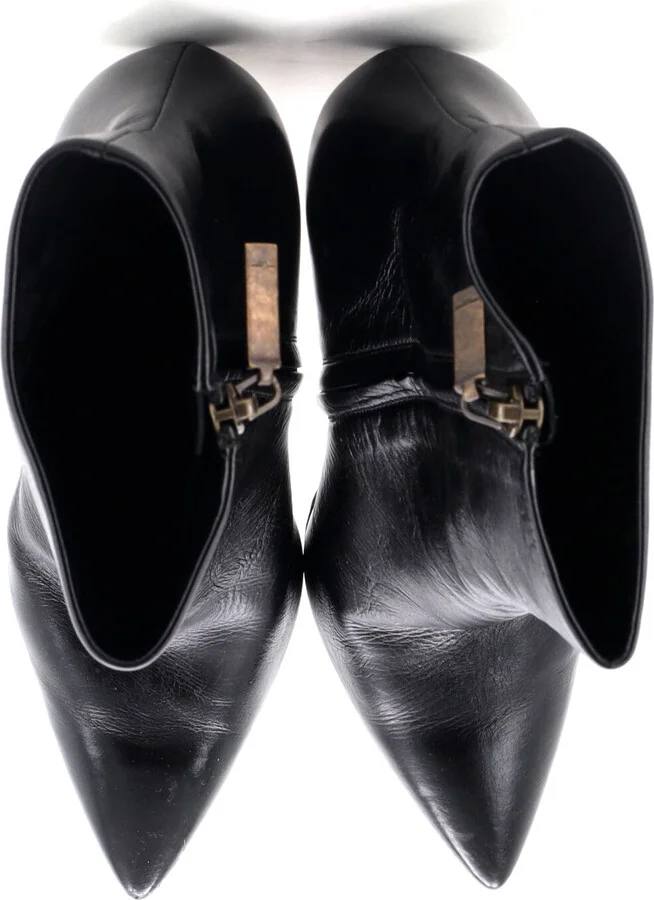 Saint Laurent Women's Opyum Ankle Boots Leather - Image 2