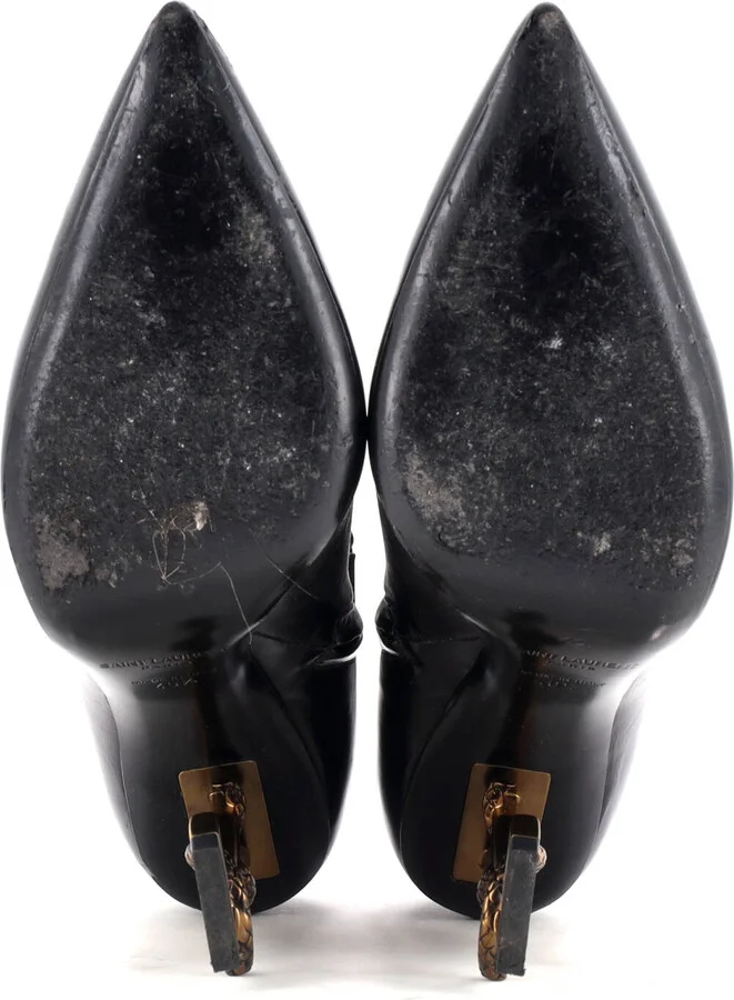 Saint Laurent Women's Opyum Ankle Boots Leather - Image 4