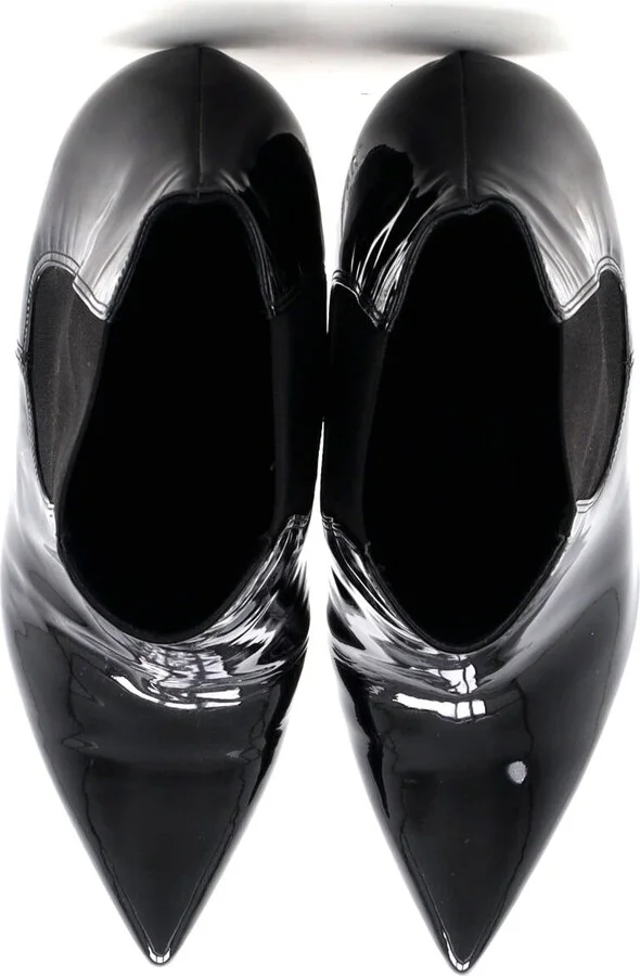 Saint Laurent Women's Opyum Ankle Boots Patent - Image 2