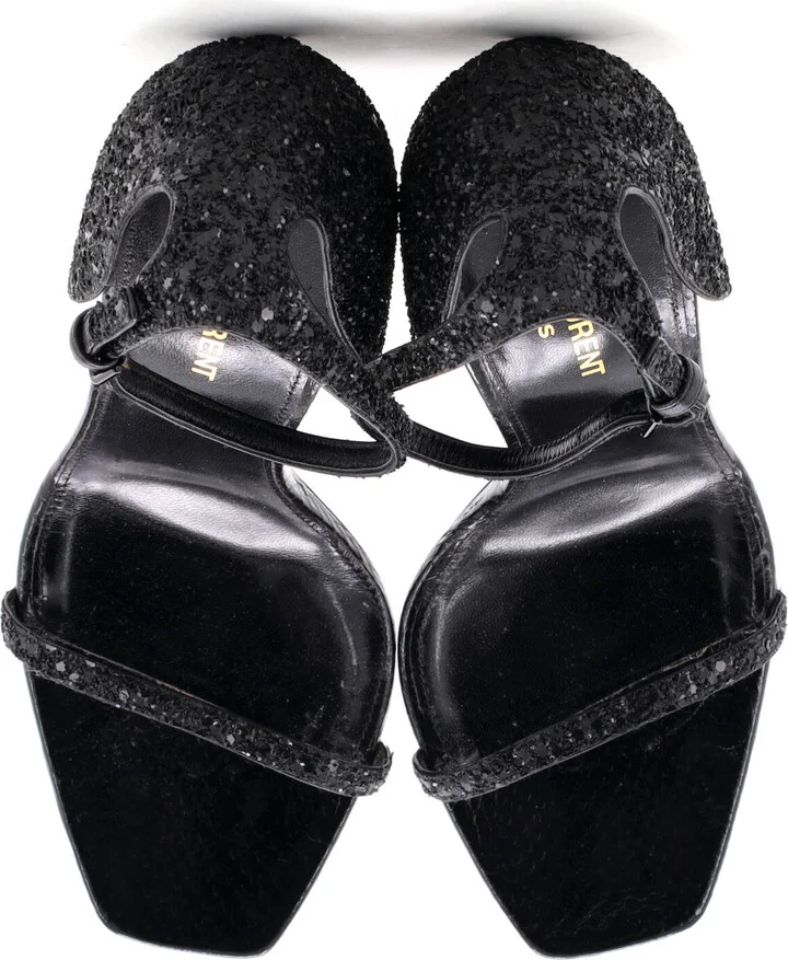 Saint Laurent Women's Opyum Heels Glitter 110 - Image 2
