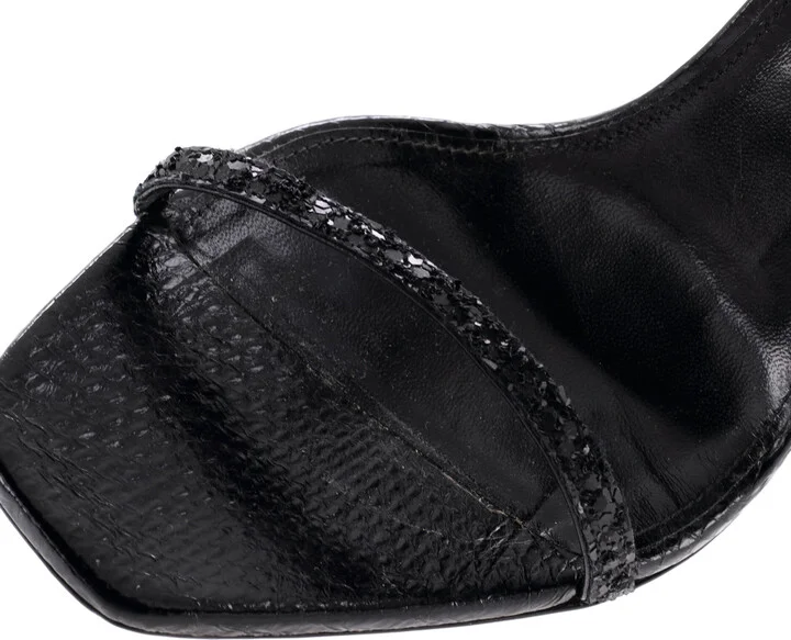 Saint Laurent Women's Opyum Heels Glitter 110 - Image 5