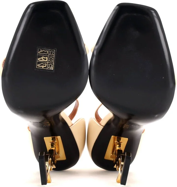 Saint Laurent Women's Opyum Heels Leather 110 - Image 4