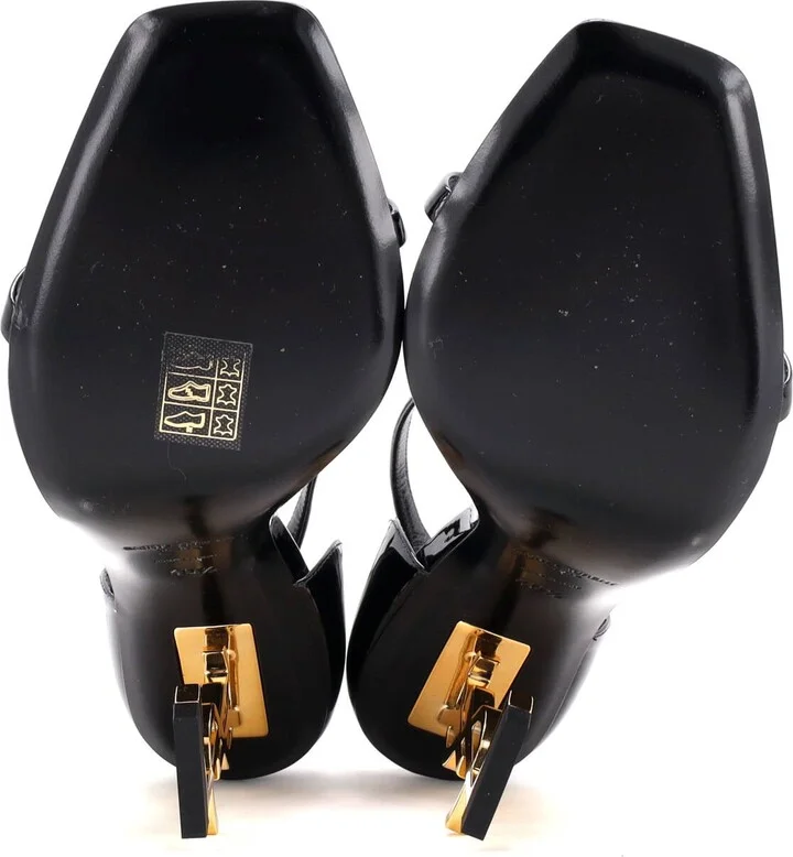 Saint Laurent Women's Opyum Heels Patent 110 - Image 4