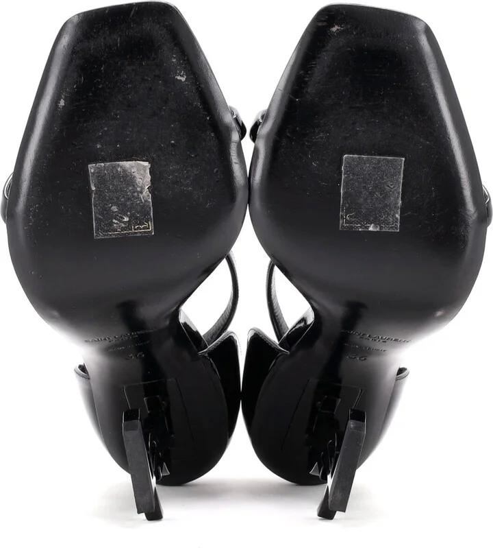 Saint Laurent Women's Opyum Heels Patent 110 - Image 4