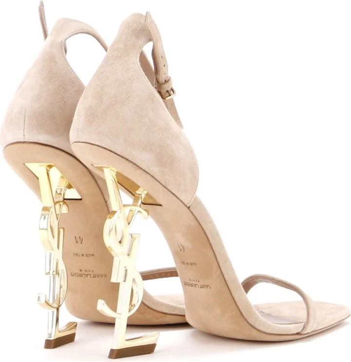 Saint Laurent Women's Opyum Heels Suede 110 - Image 3