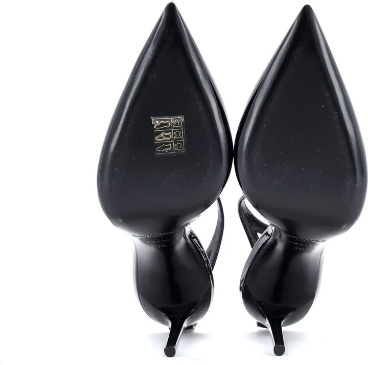 Saint Laurent Women's Slingback Pumps Patent 110 - Image 4