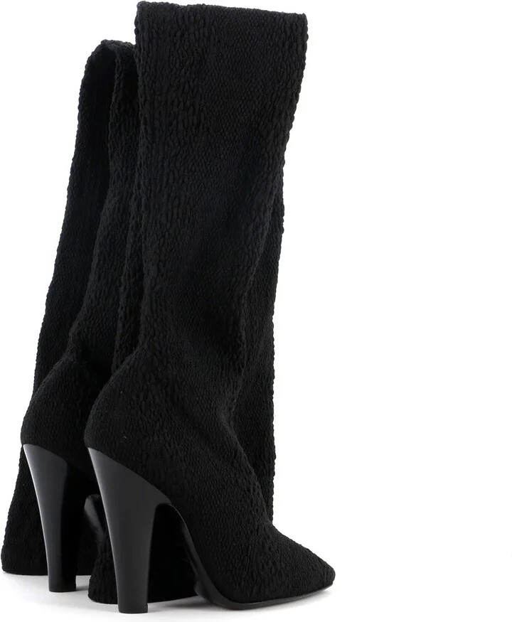Saint Laurent Women's Thigh High Boots Fabric - Image 3