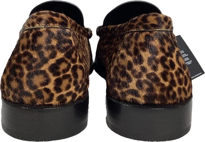 Saint Laurent Wool & Ponyhair Le Loafer Leopard Loafer (Authentic Pre-Loved) - Image 2