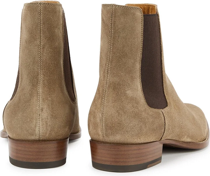 Saint Laurent Wyatt 30 Suede Chelsea Boots - Image 3