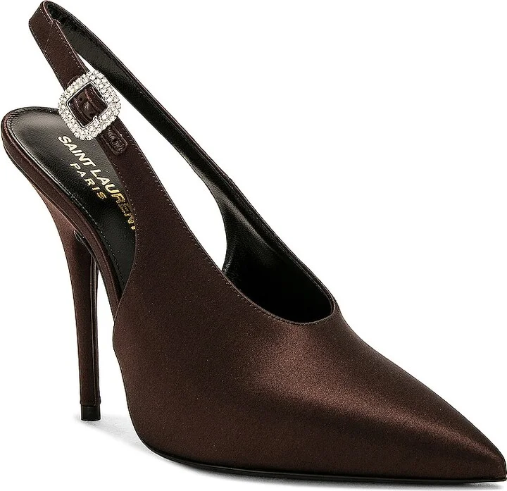 Saint Laurent Yasmeen Pump in Black - Image 2