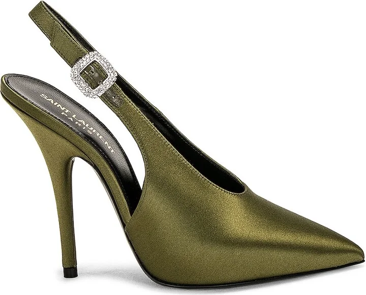 Saint Laurent Yasmeen Pump in Green