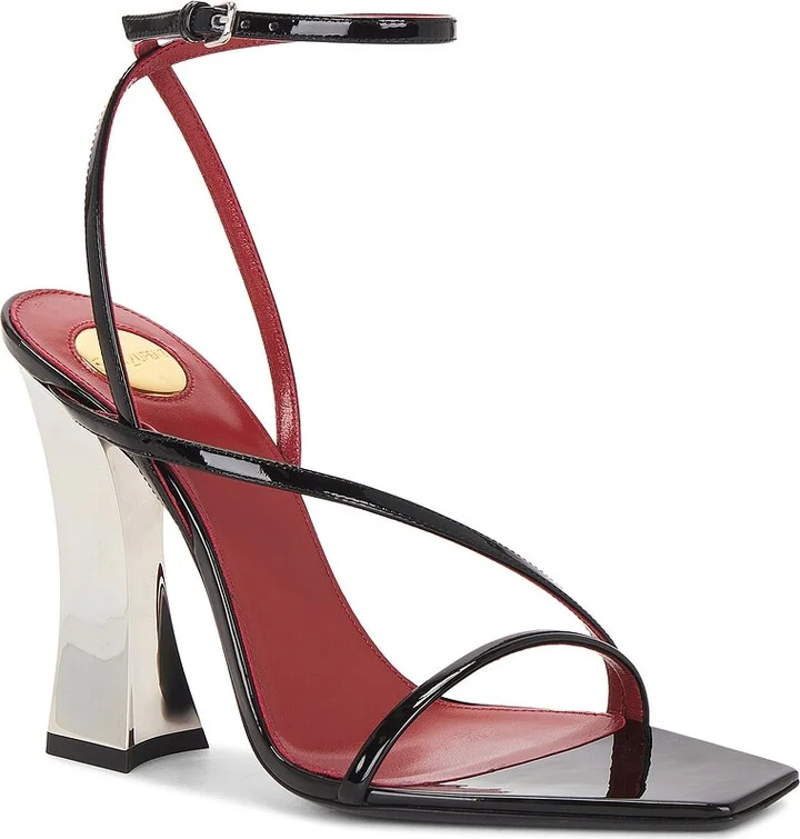 Saint Laurent Zora Sandal in Black - Image 2