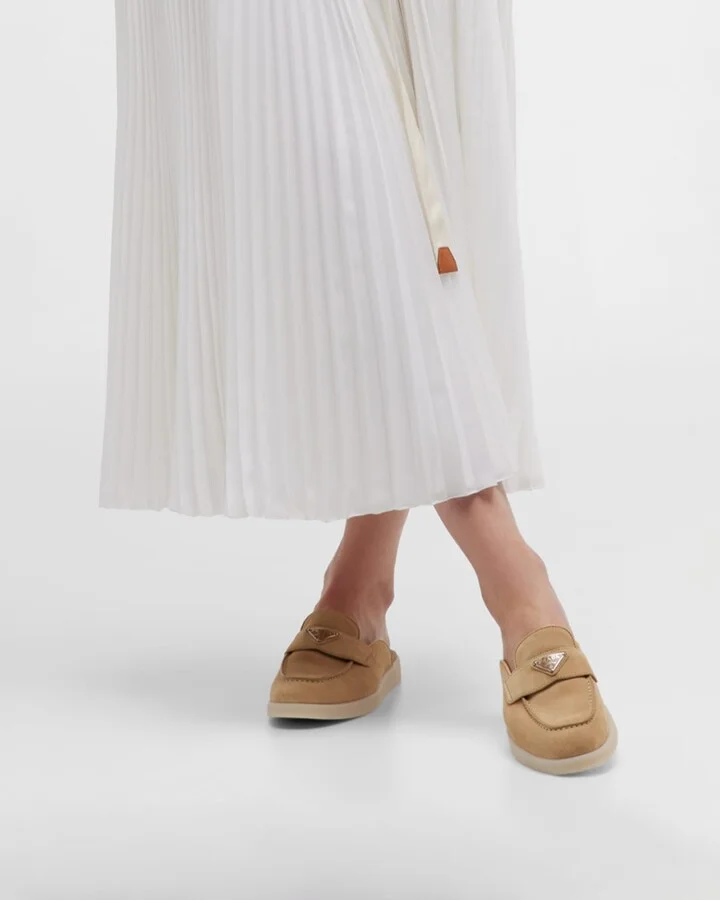 Saint Tropez Suede Mules - Image 4