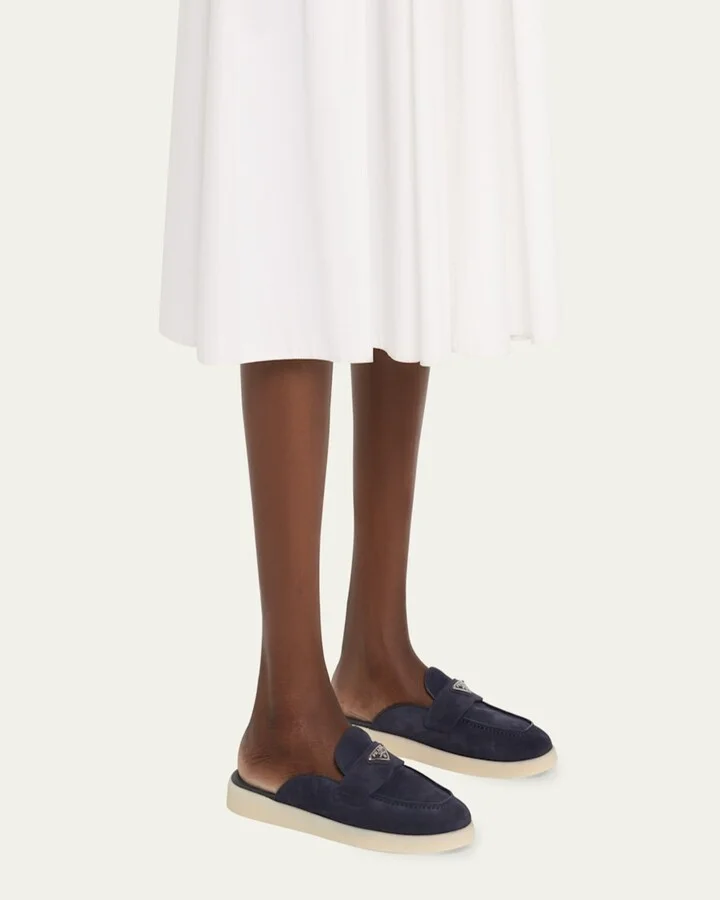 Saint Tropez Suede Mules - Image 6