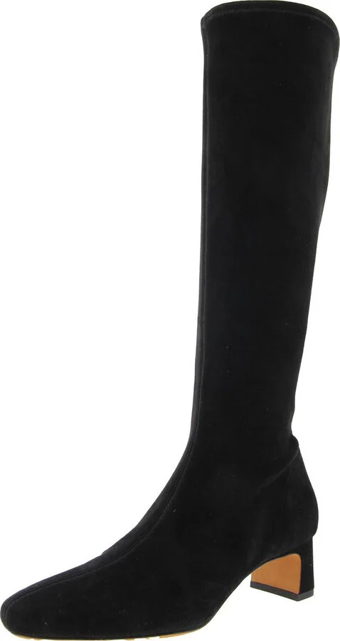 Saira Womens Zipper Knee-High Boots