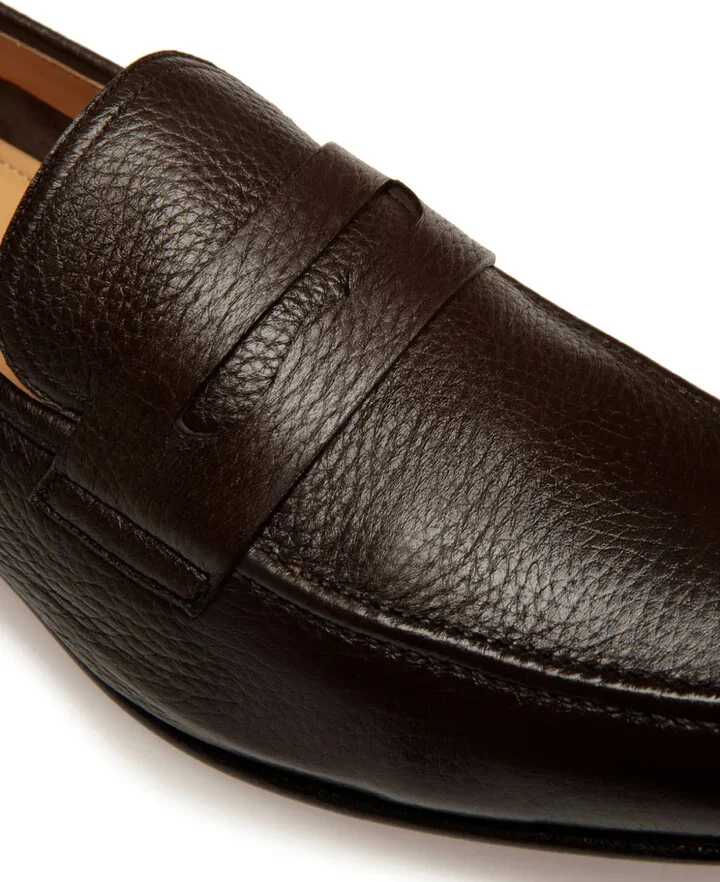 Saix-U grained-leather loafers - Image 4