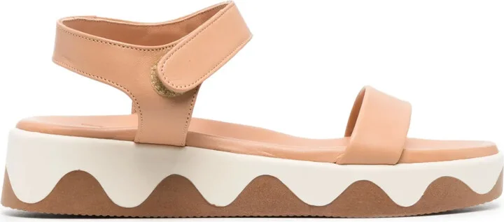 Salamina wave-detail sandals