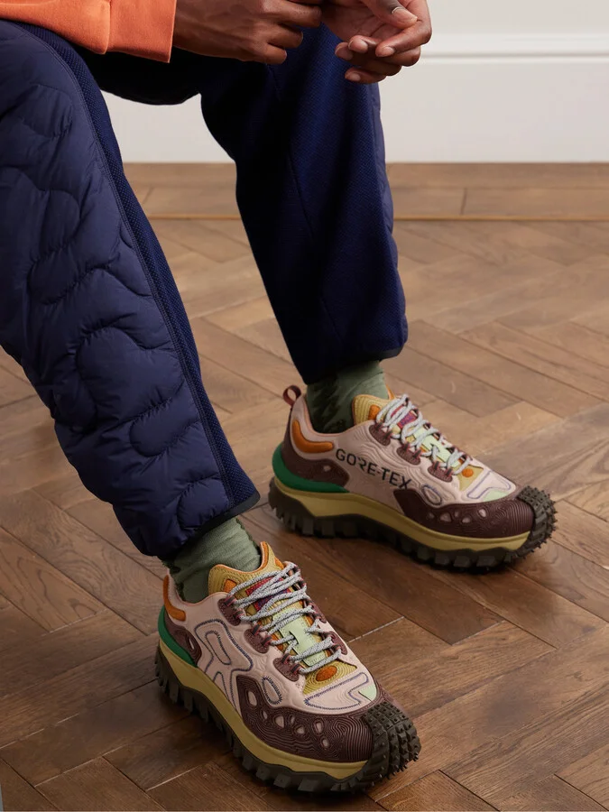 + Salehe Bembury Trailgrip Grain Rubber-Trimmed GORE-TEX Ballistic Nylon Sneakers - Image 2