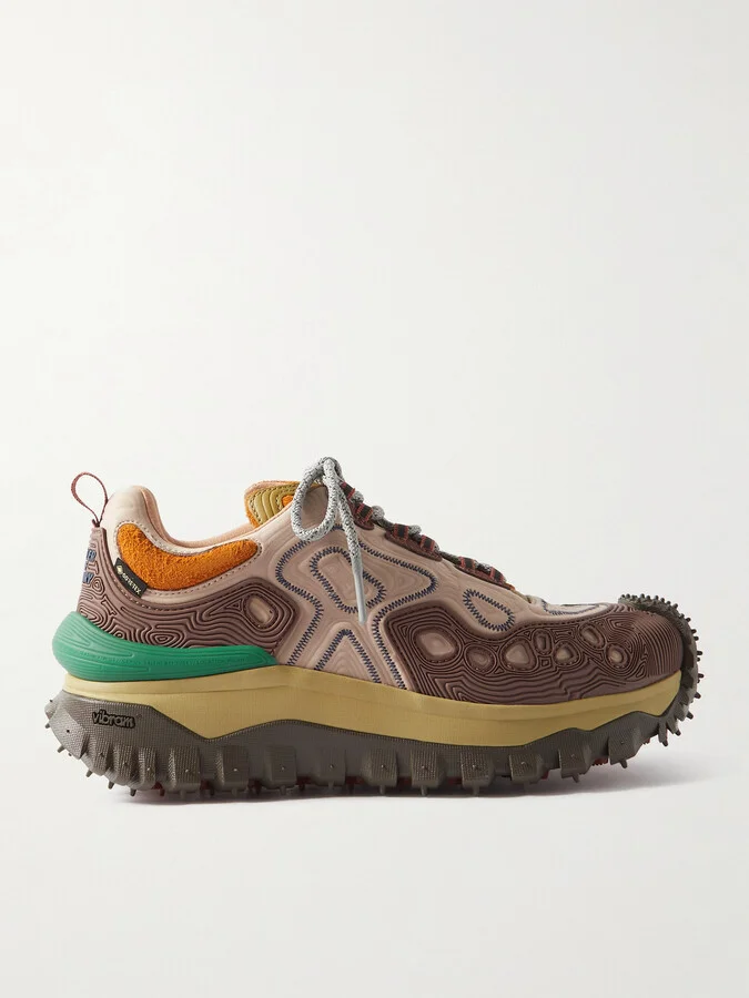 + Salehe Bembury Trailgrip Grain Rubber-Trimmed GORE-TEX Ballistic Nylon Sneakers