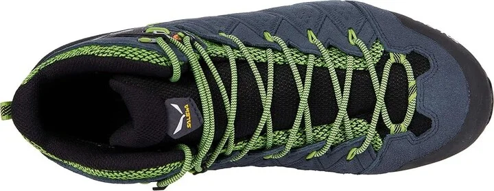 SALEWA Alp Mate Mid Wp Men's Shoes Ombre Blue/Pale Frog : 10 M, Textile/Leather - Image 2