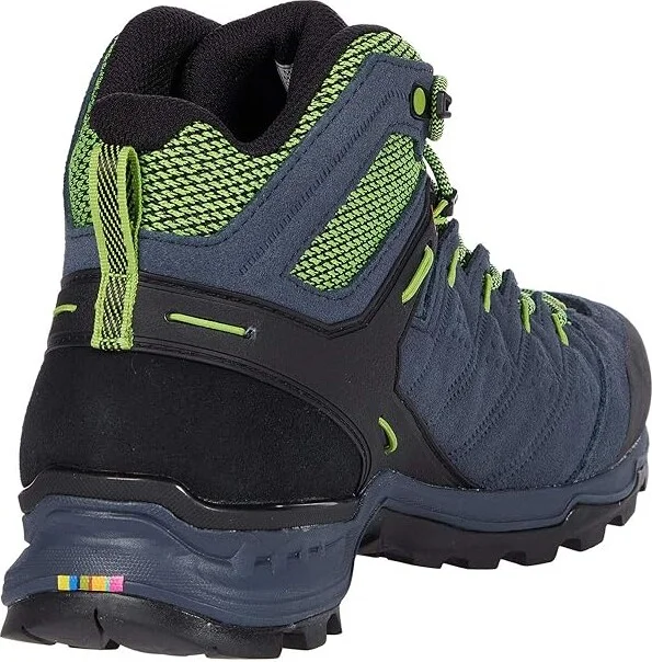 SALEWA Alp Mate Mid Wp Men's Shoes Ombre Blue/Pale Frog : 10 M, Textile/Leather - Image 4