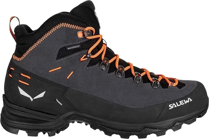SALEWA Alp Mate Winter Mid WP Men's Shoes Onyx/Black : 11.5 M, Leather/Synthetic