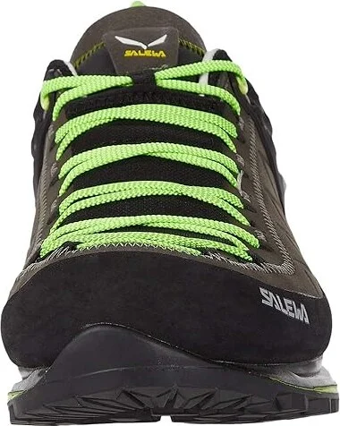 SALEWA Mountain Trainer 2 L Men's Shoes Smoked/Fluo Green : 7 M, Leather - Image 6