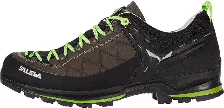 SALEWA Mountain Trainer 2 L Men's Shoes Smoked/Fluo Green : 7 M, Leather - Image 7