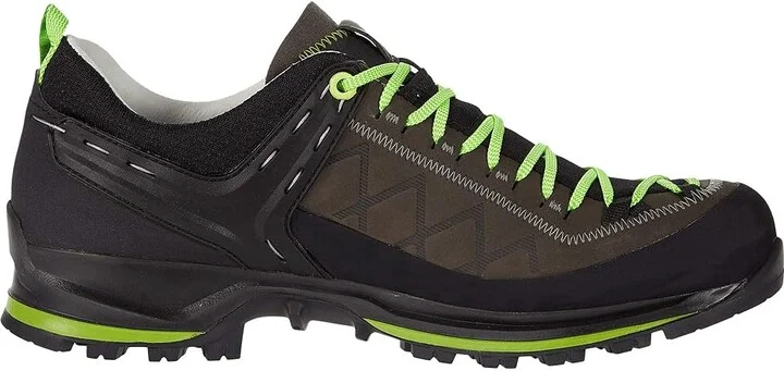 SALEWA Mountain Trainer 2 L Men's Shoes Smoked/Fluo Green : 7 M, Leather - Image 8