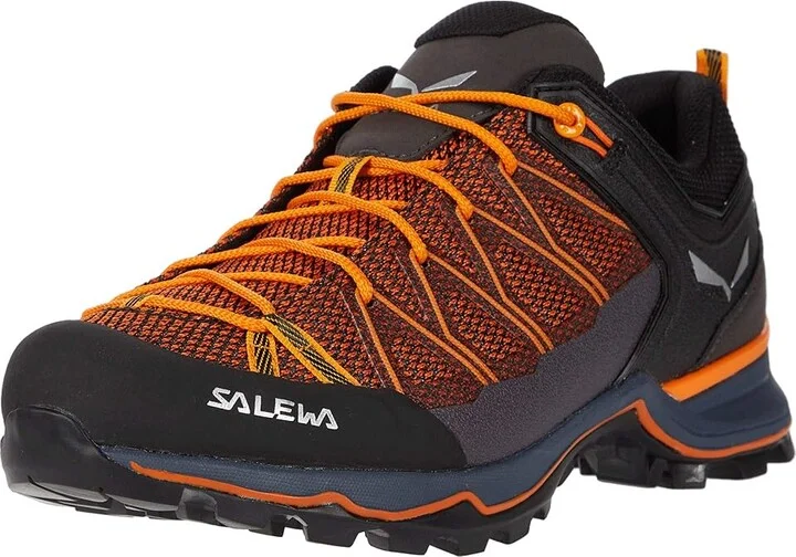 SALEWA Mountain Trainer Lite Men's Shoes Ombre Blue/Carrot : 7 M, Textile - Image 2