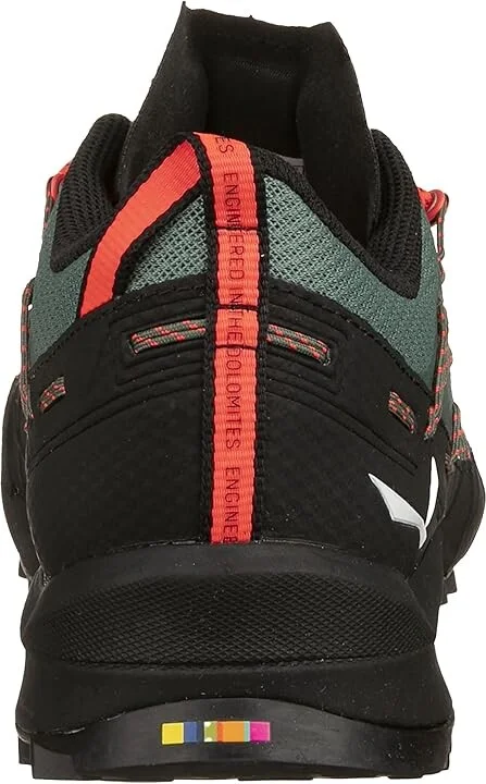 SALEWA Wildfire 2 Women's Shoes Duck Green/Black : 6.5 M, Leather/Synthetic - Image 2