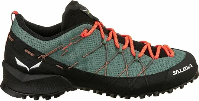 SALEWA Wildfire 2 Women's Shoes Duck Green/Black : 6.5 M, Leather/Synthetic