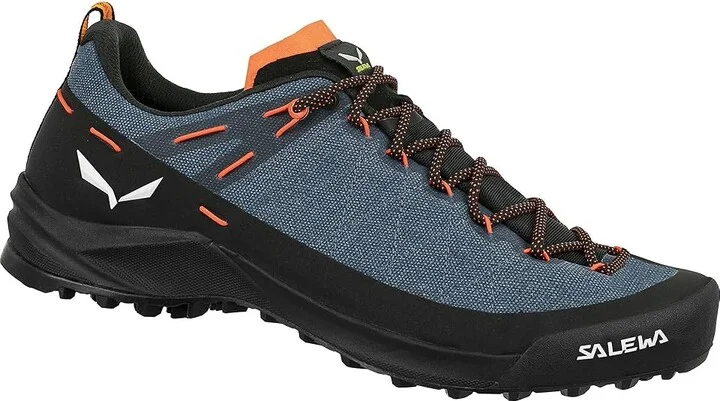 SALEWA Wildfire Canvas Men's Shoes Dark Denim/Black : 8 M, Canvas/Leather