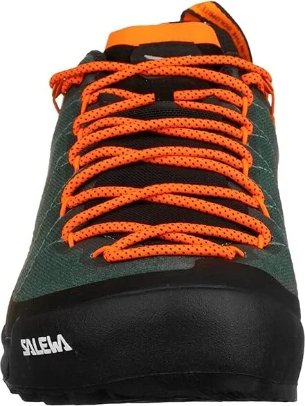 SALEWA Wildfire Canvas Men's Shoes Raw Green/Black : 8 M, Canvas/Leather - Image 2