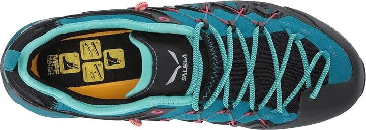 SALEWA Wildfire Edge Women's Shoes Malta/Vivacious : 7.5 M, Suede - Image 3