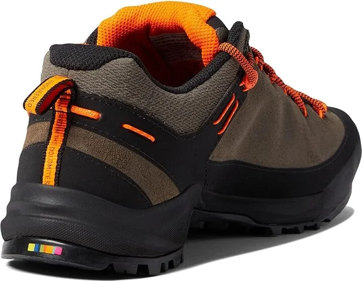 SALEWA Wildfire Leather Men's Shoes Bungee Cord/Black : 8 M, Suede - Image 4